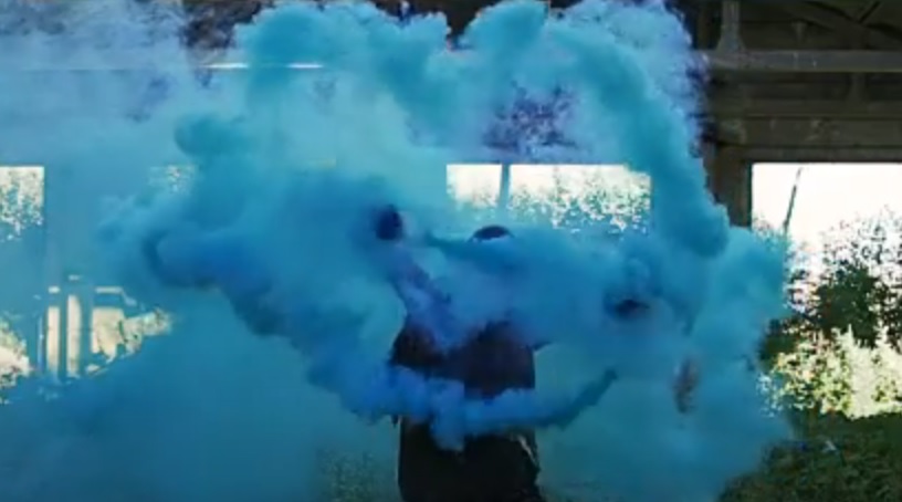 МА0513 Цветной дым (голубой)